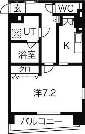 浅間町駅 徒歩6分 5階の物件間取画像